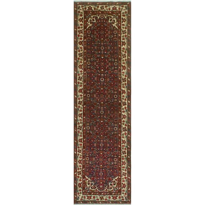 Noori Rug Fine Vintage Distressed Murium Navy/Ivory Runner - 2'10" x 10'7"
