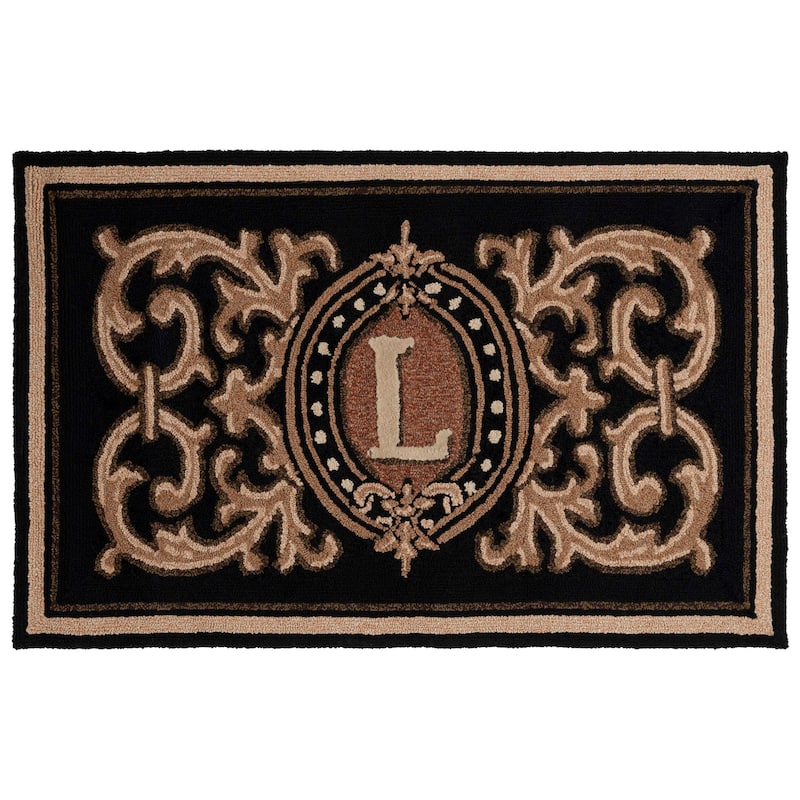 SAFAVIEH Handmade Monogram Bruneta Casual Rug
