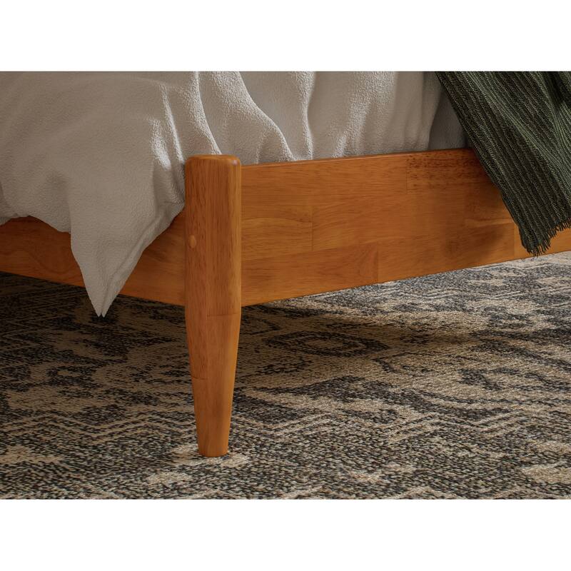 Aria Solid Wood Modern Low Profile Platform Bed