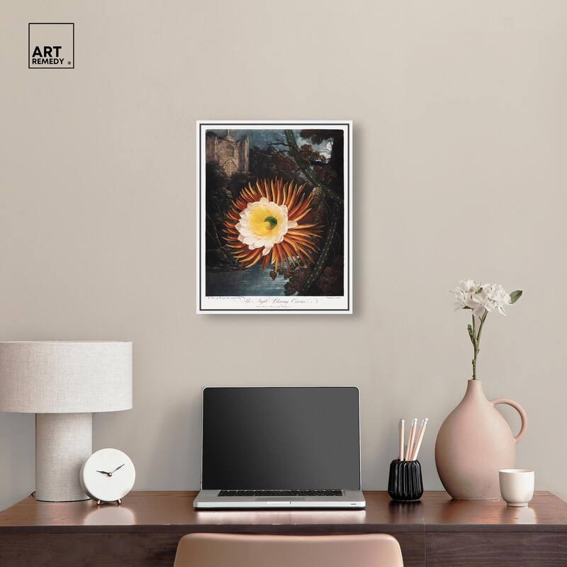 Night-Blowing Cereus 1807 Canvas by Art Remedy