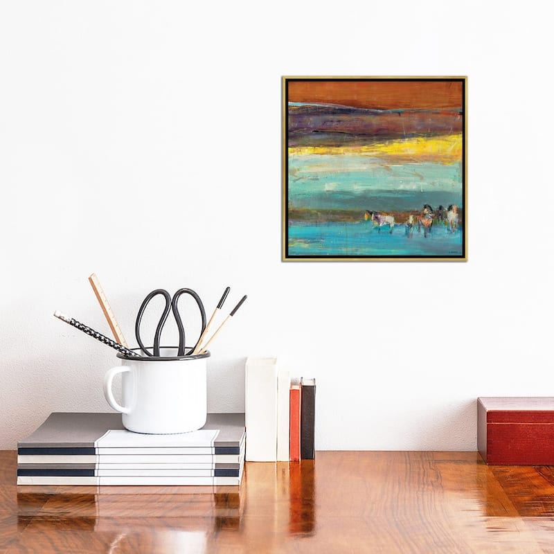 iCanvas "Claire de Lune" by Dominique Samyn Framed Canvas Print