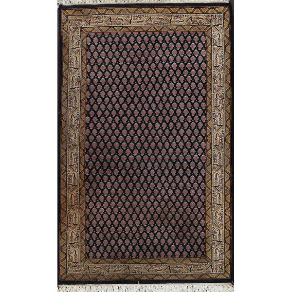 slide 1 of 15, Paisley Traditional Botemir Oriental Area Rug Hand-knotted Wool Carpet - 2'11" x 5'1"