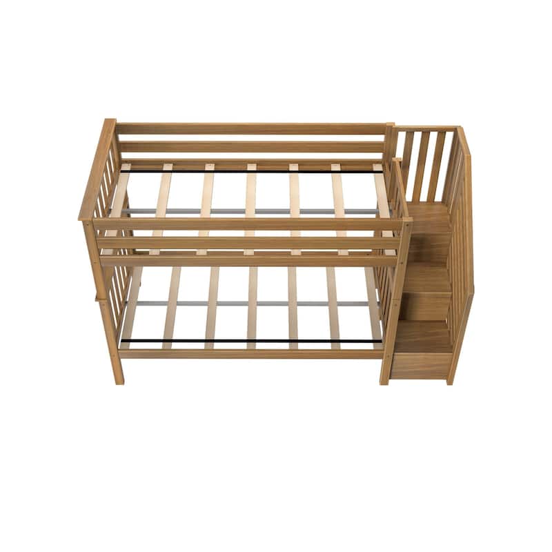 Max and Lily Twin over Twin Staircase Bunk
