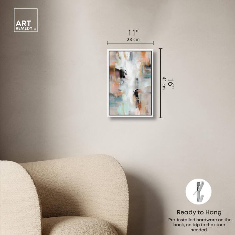 Gilded Mist Canvas by Art Remedy
