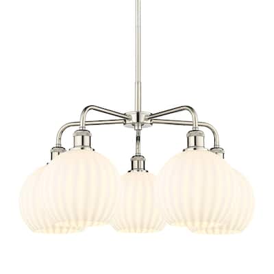 Innovations Lighting 516-5C-16-26-White Venetian-Indoor Chandelier