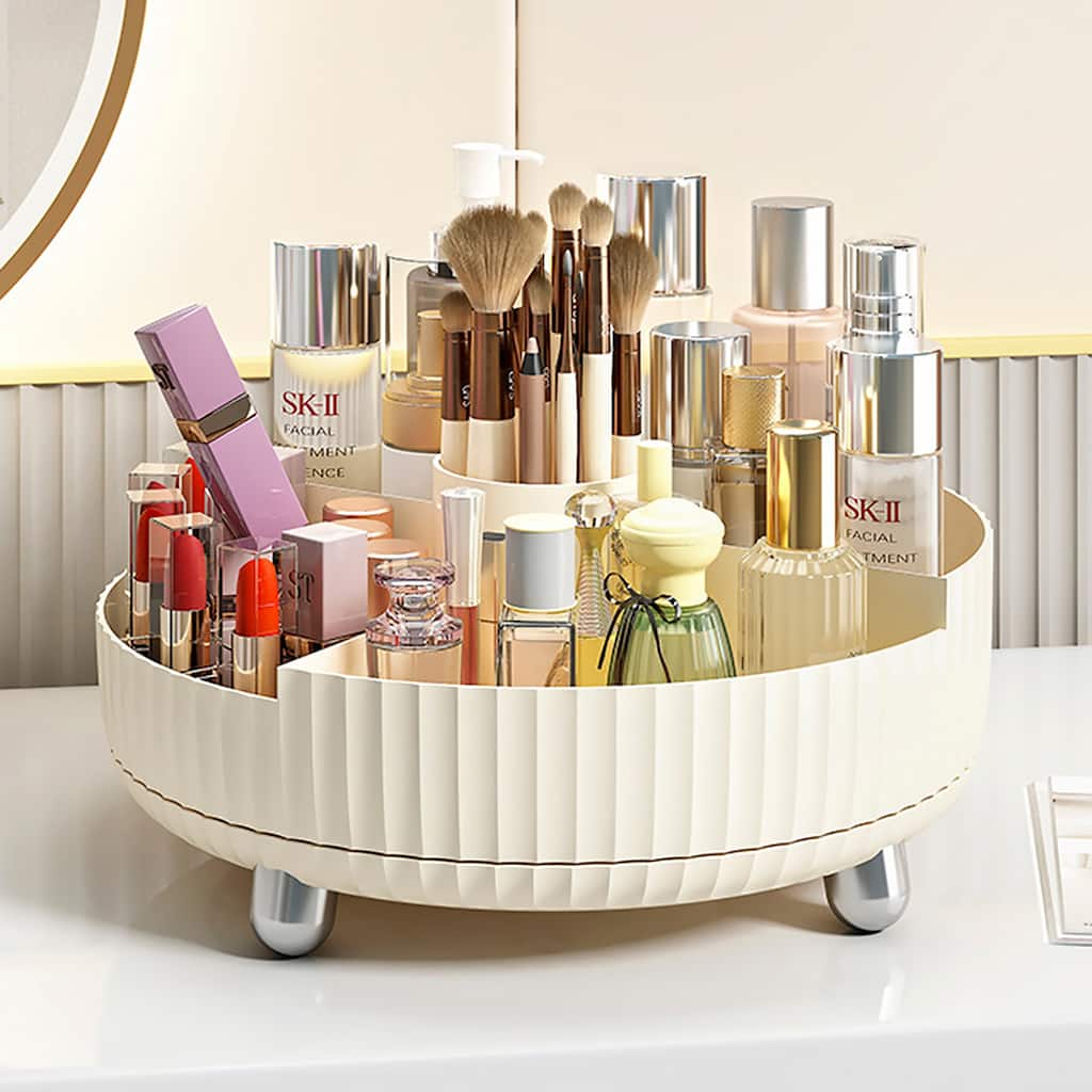 Rotating Makeup Organizer, Cosmetic Storage Display Case