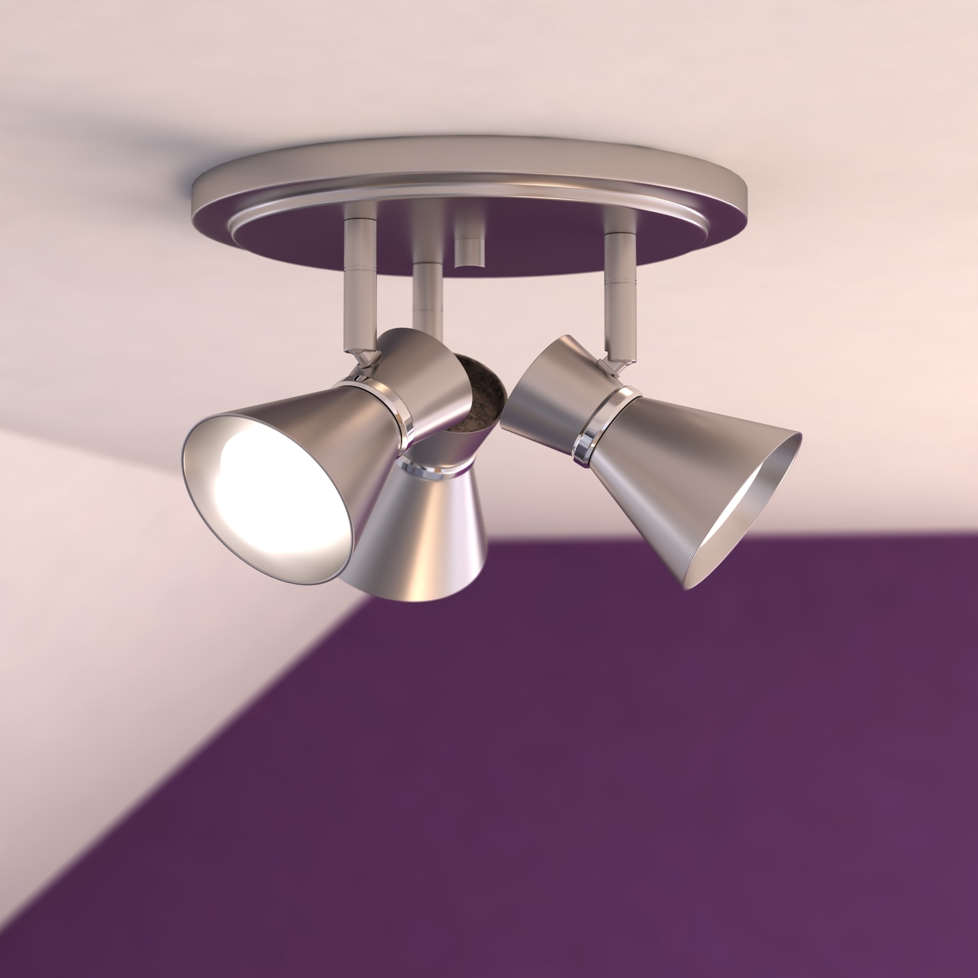 VAXCEL Alto 3 Light LED Adjustable Ceiling Spot Light