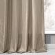 preview thumbnail 41 of 70, Exclusive Fabrics Single Ruched Faux Solid Taffeta Curtain (1 Panel)