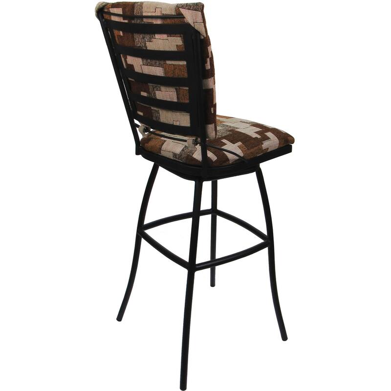 Set of 3 Outdoor Bar Stool Counter Extra Tall Jenna PB without Arms
