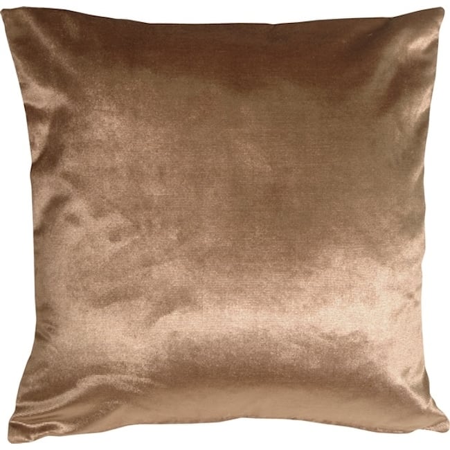 Milano 16x16 Decorative Throw Pillow with Polyfill Insert, Light Brown