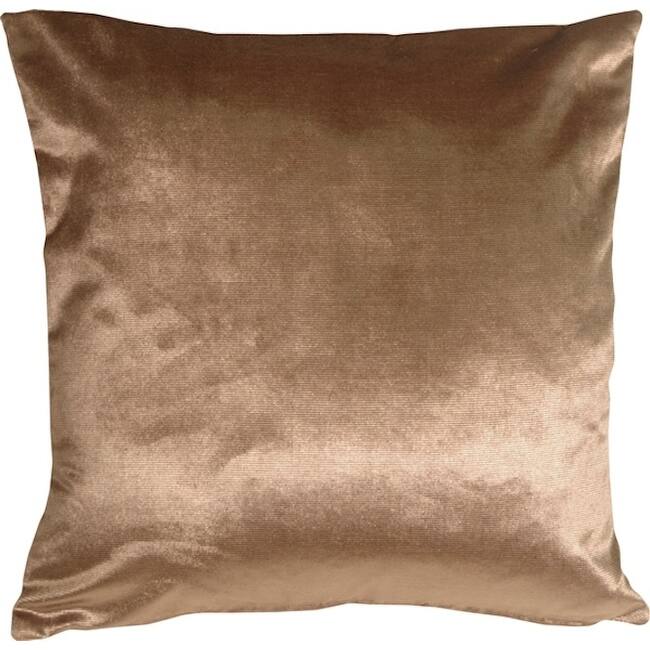 Milano 16x16 Decorative Throw Pillow with Polyfill Insert, Light Brown