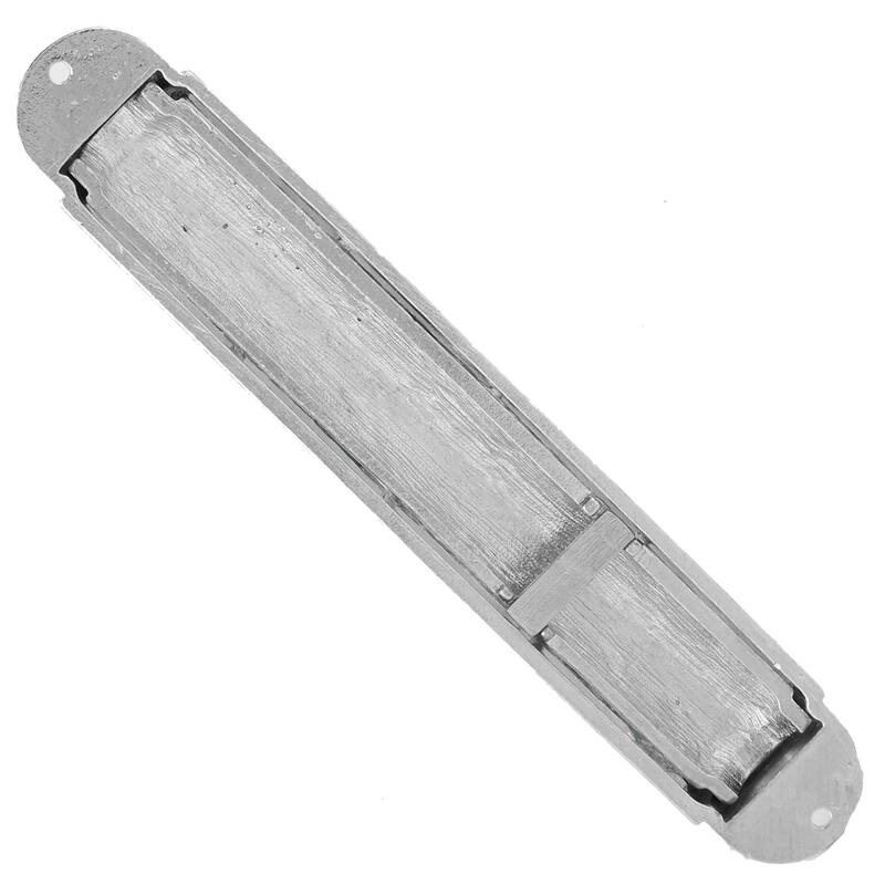 Matashi Hand Painted Enamel Mezuzah w Hebrew Shin & Crystals Home Decor for Jewish Holiday House Blessing Gift for Holiday
