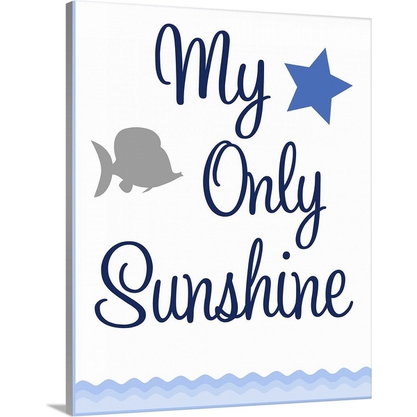 "Nautical Sunshine II" Canvas Wall Art