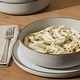 preview thumbnail 32 of 31, Gibson Elite Gelston Stoneware Matte Reactive Glaze 16 Piece (Service for 4) Plates and Bowl Dinnerware Set