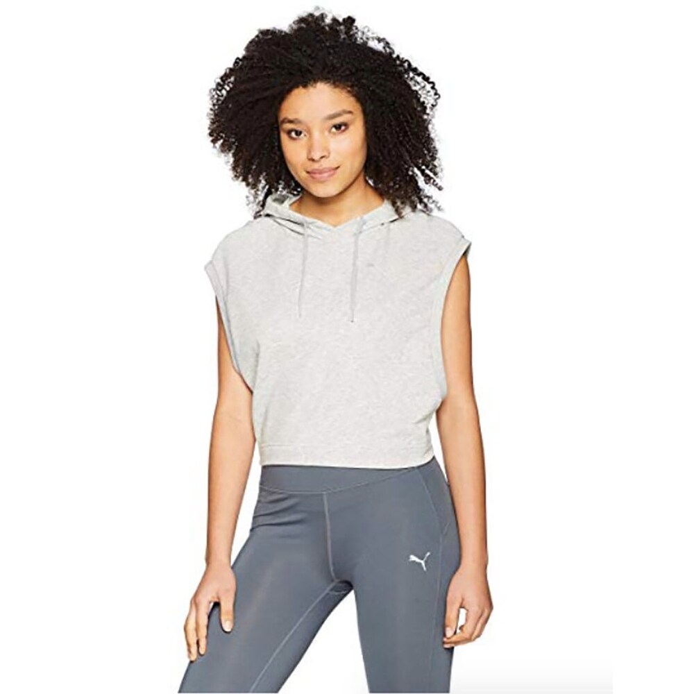 puma sleeveless hoodie
