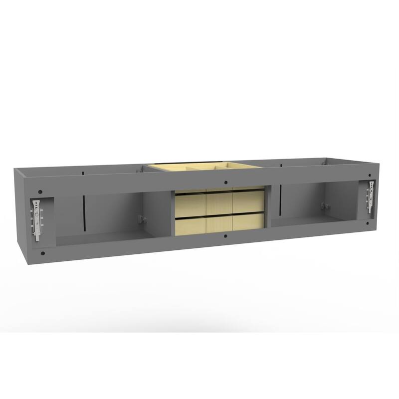 Alpine 72" Wall Mounted Bathroom Vanity (Base Only)