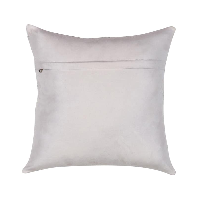 Pasargad Home Safari Striped Cowhide 17" Decorative Pillow