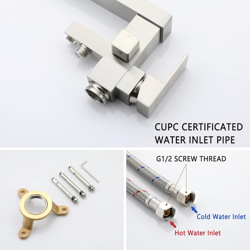Freestanding Bathtub Faucet with Hand Held Shower