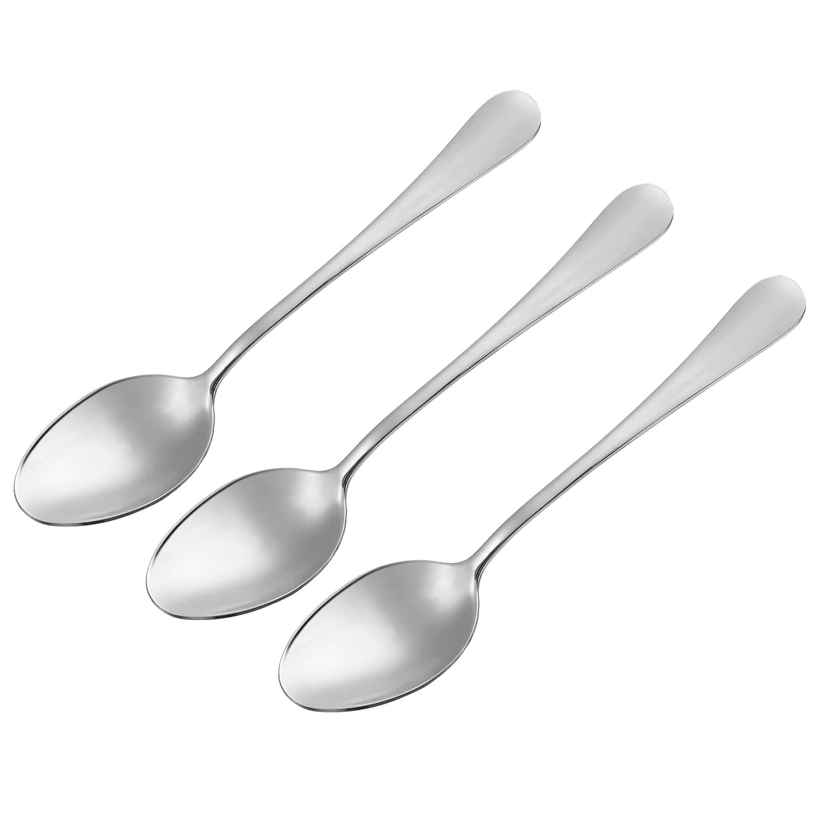 10Pcs Kids Fork and Spoon Set 410 Stainless Steel Kids Silverware