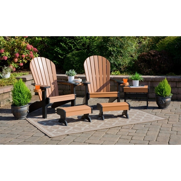 Poly Adirondack Chair Companion Deluxe Set Bed Bath Beyond