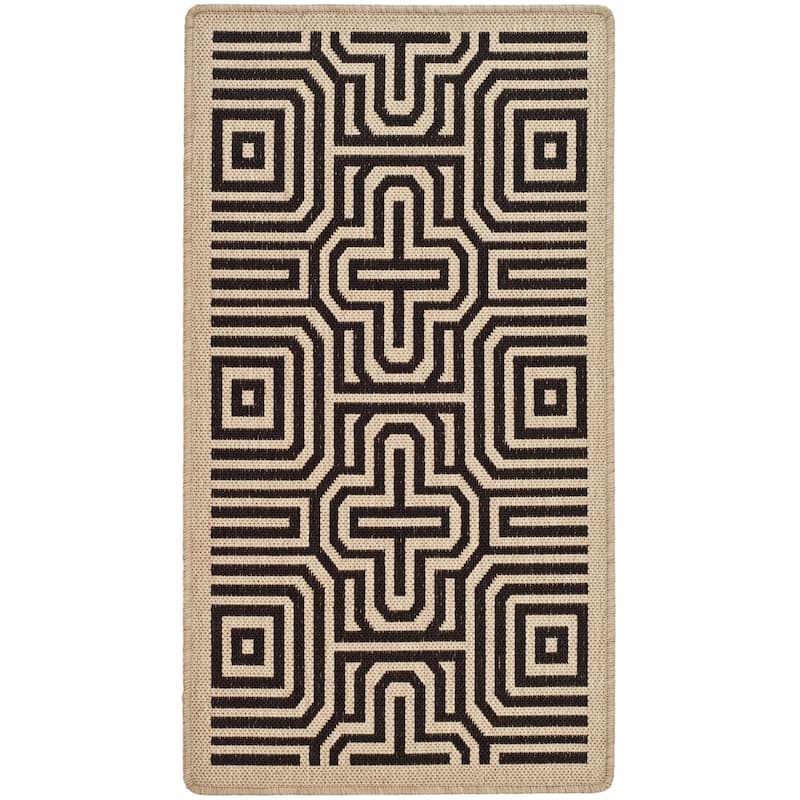 SAFAVIEH Courtyard Billye Indoor/ Outdoor Waterproof Patio Backyard Rug