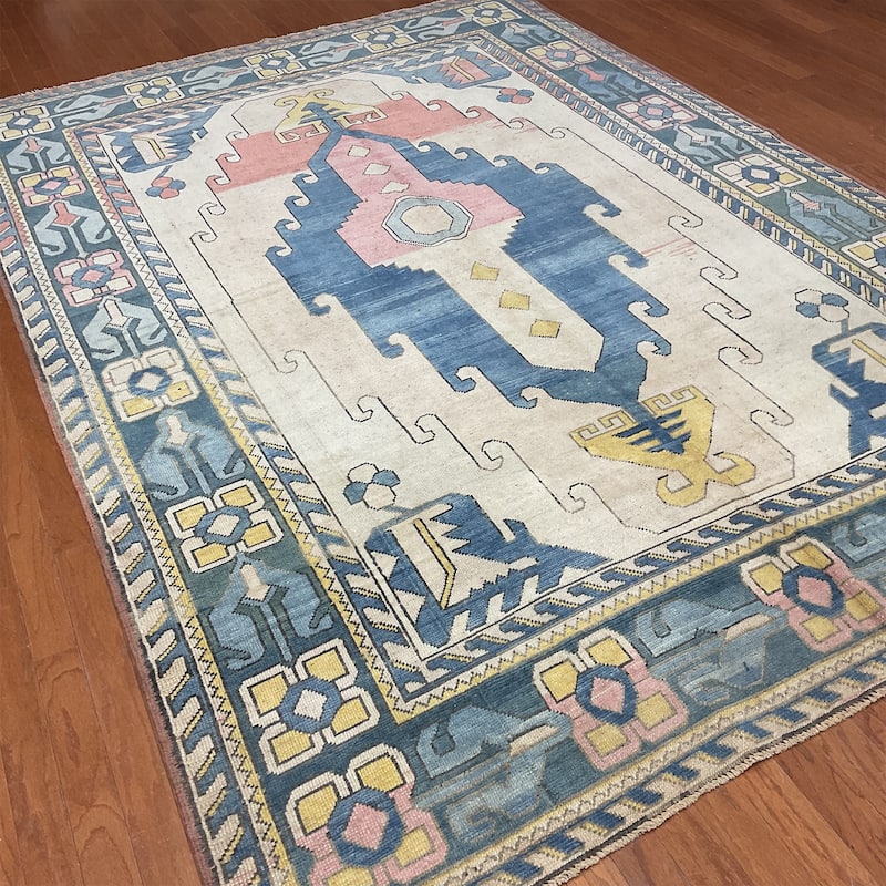 HERAT ORIENTAL Handmade Turkish Oushak Wool Rug - 7'4" x 10'8"