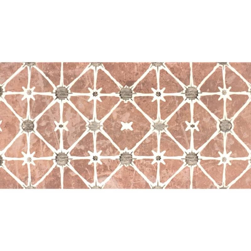 Arcilla Decor 6x12 Satin Porcelain Patterned Tile - Floor, Wall, Backsplash
