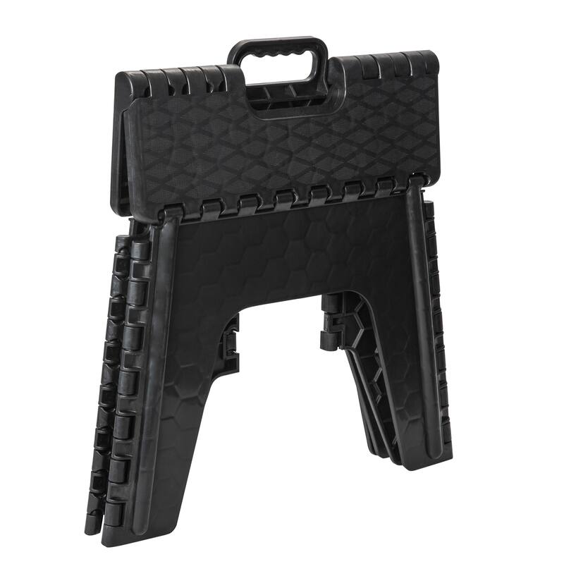Simplify 12" Folding Step Stool in Black