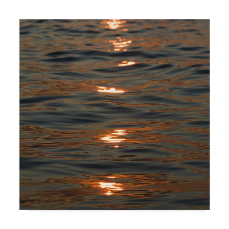 Kurt Shaffer 'Sunset Zen Reflections' Canvas Art