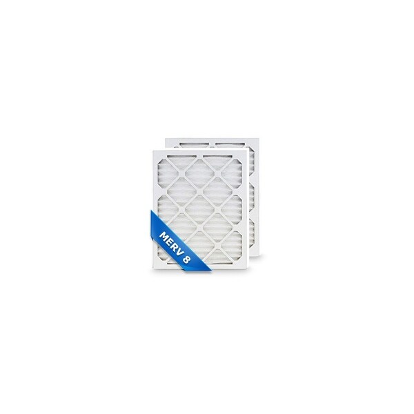 High Quality Pleated Furnace Air Filter 14x36x1 Merv 8 (2-Pack)
