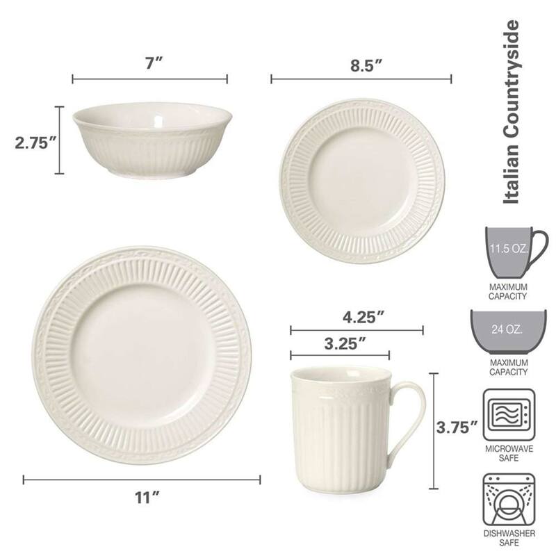 Mikasa Italian Countryside 16 Piece Dinnerware Set