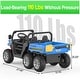 preview thumbnail 2 of 8, Lorise 24V Kids Ride on Cars with 2 Seats Battery Powered Electric Tractor - 27.16"W x 57.48"L x 25.59"H