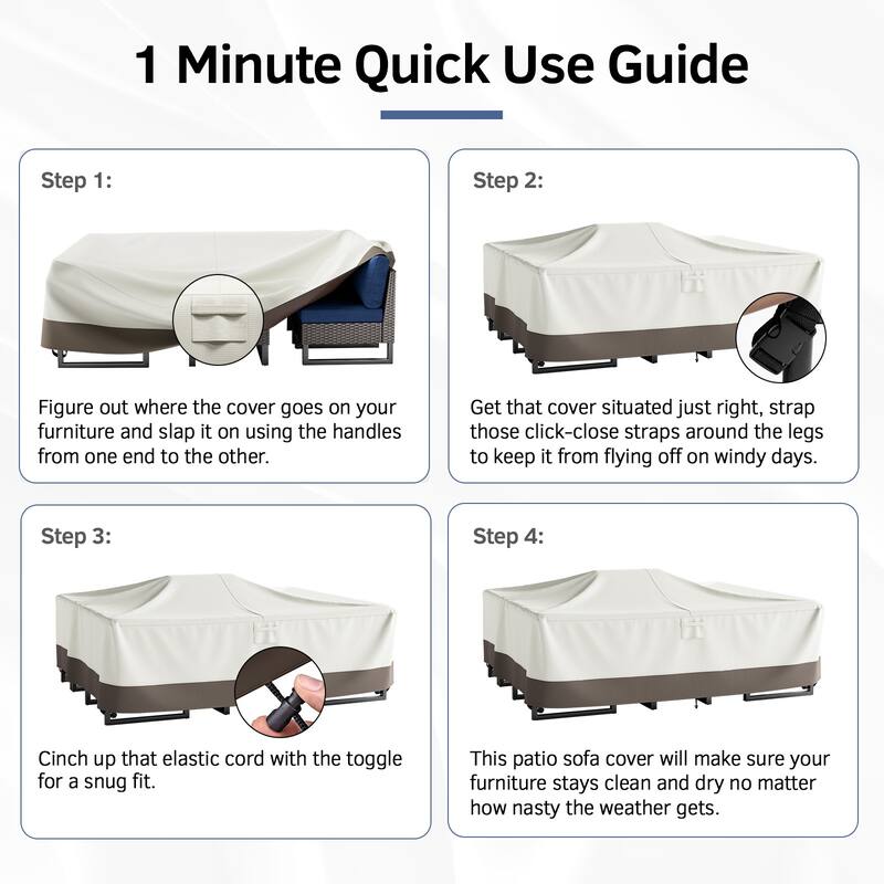 Outdoor Furniture Covers Waterproof Sofa Cover