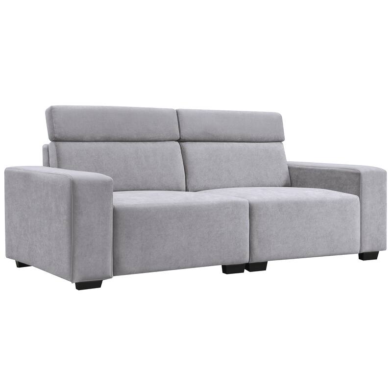 Kata Spacious and Comfortable Velvet Loveseat for Living Room
