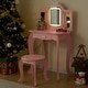 preview thumbnail 48 of 53, Make up Table Kids Vanity Set With Mirror