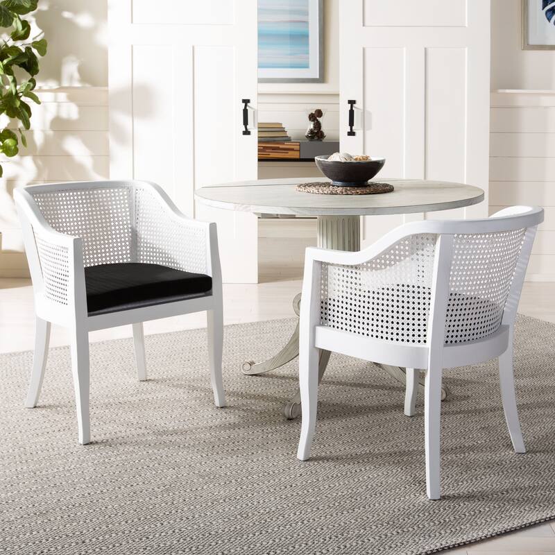 SAFAVIEH Velva Cane Dining Chair - 23.8" x 23.2" x 32.1" - 24Wx23Dx32H