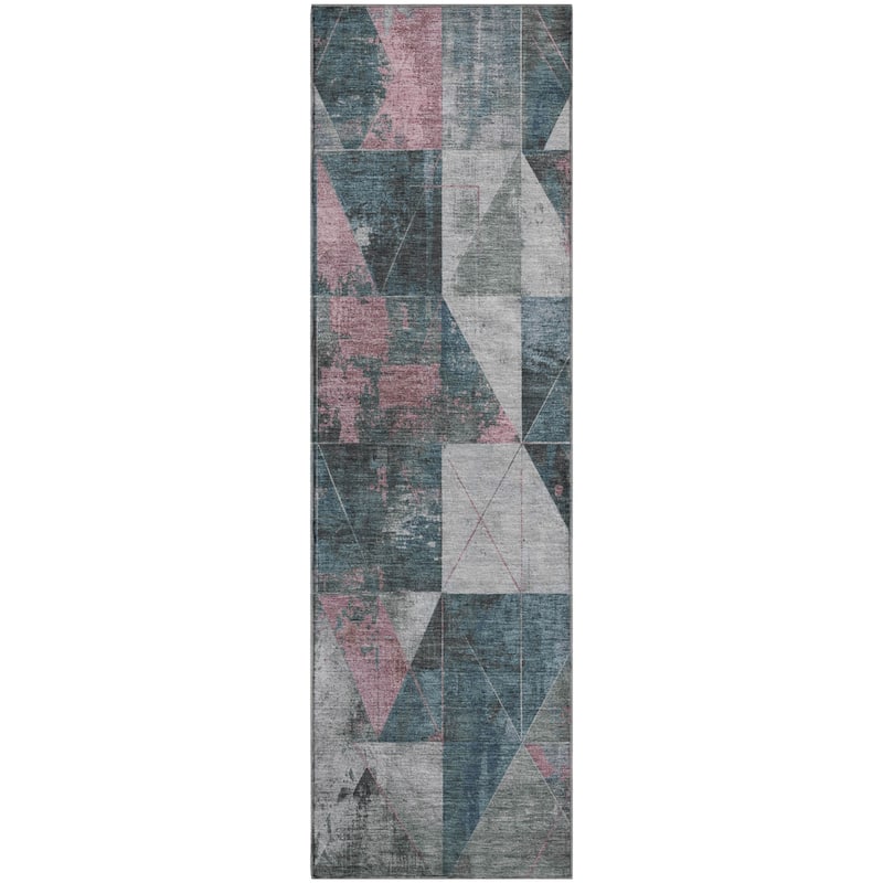 Premium Washable Super Soft Contemporary Mosaic Mayfield Rug