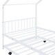 preview thumbnail 68 of 81, Metal house bed with trundle