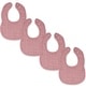 preview thumbnail 61 of 60, Muslin Cotton Baby Bibs Adjustable Size with Easy Snaps by Comfy Cubs Mauve - Pack of 4