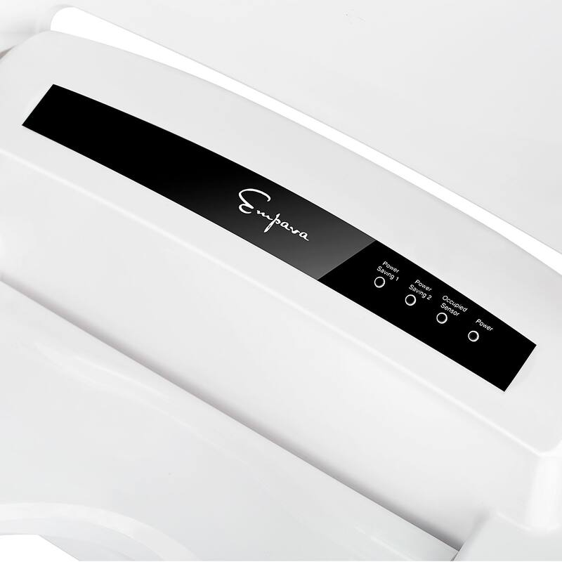 Advanced Smart Electric Bidet Seats for Elongated Toilets in White
