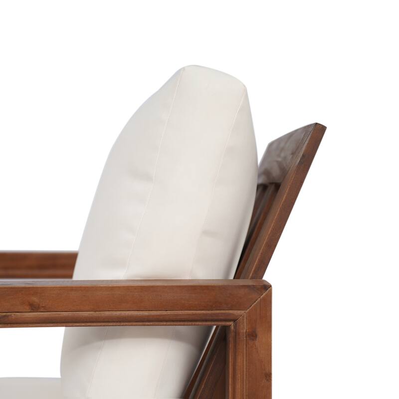 Westchester 4-piece Acacia Patio Chat Set by Christopher Knight Home