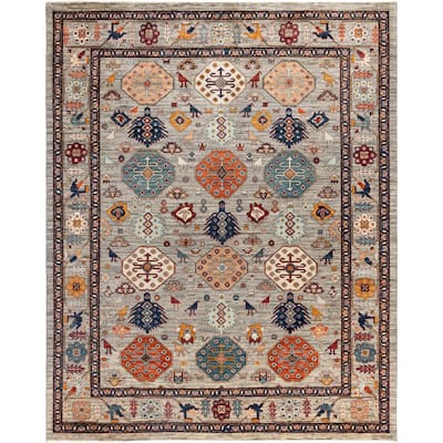 Serapi One-of-a-Kind Hand-Knotted Area Rug - Brown - 8' 0" x 10' 0"
