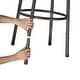 preview thumbnail 8 of 7, Avalon Scroll Adjustable Swivel Stool (Set of 3) by iNSPIRE Q Classic