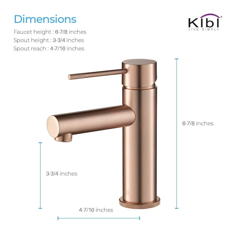 Luxury Single Hole Bathroom Faucet