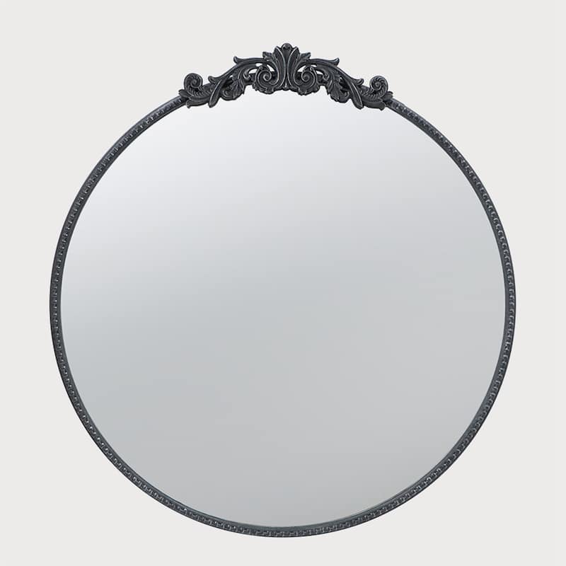 30" x 32" Wall Mounted Round Mirror