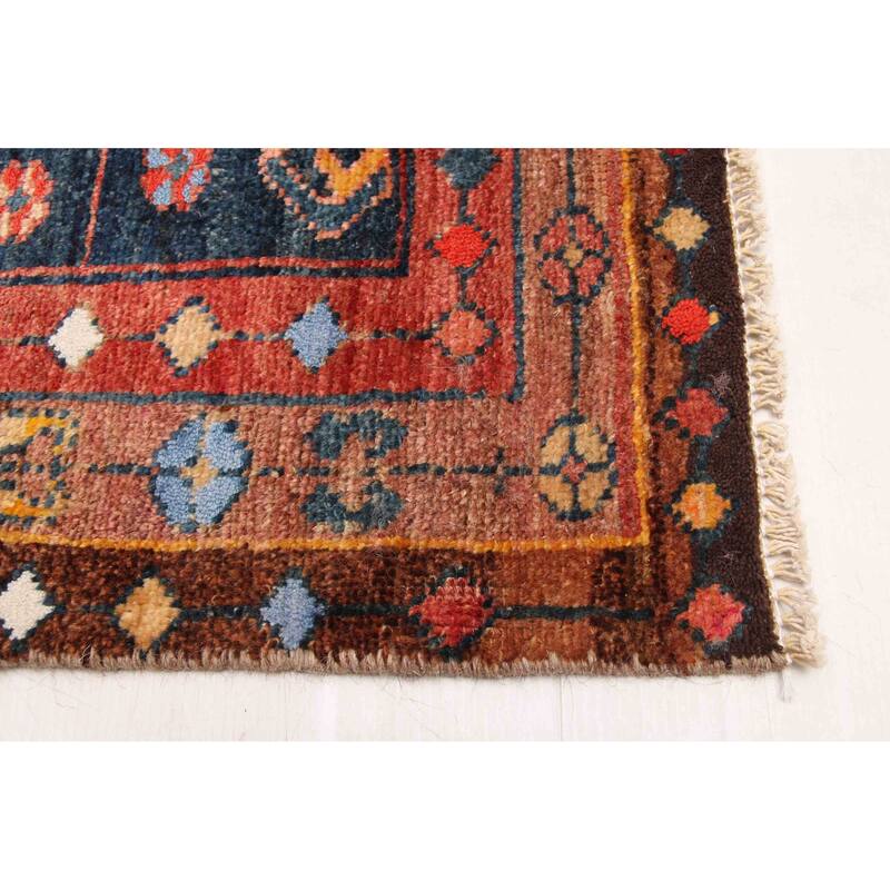 ECARPETGALLERY Hand-knotted Konya Anatolian Dark Red Wool Rug - 4'0 x 7'9