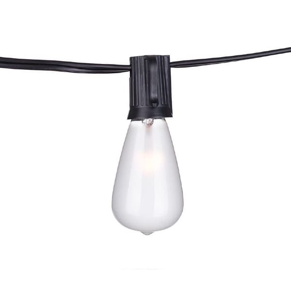 10 PCS SOLAR VINTAGE LONG EDISON BULB LIGHT WARM WHITE STRING WEDDING PARTY XMAS