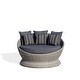 preview thumbnail 11 of 9, Martha Stewart Hudson II Wicker Outdoor Daybed with Grey Cushion