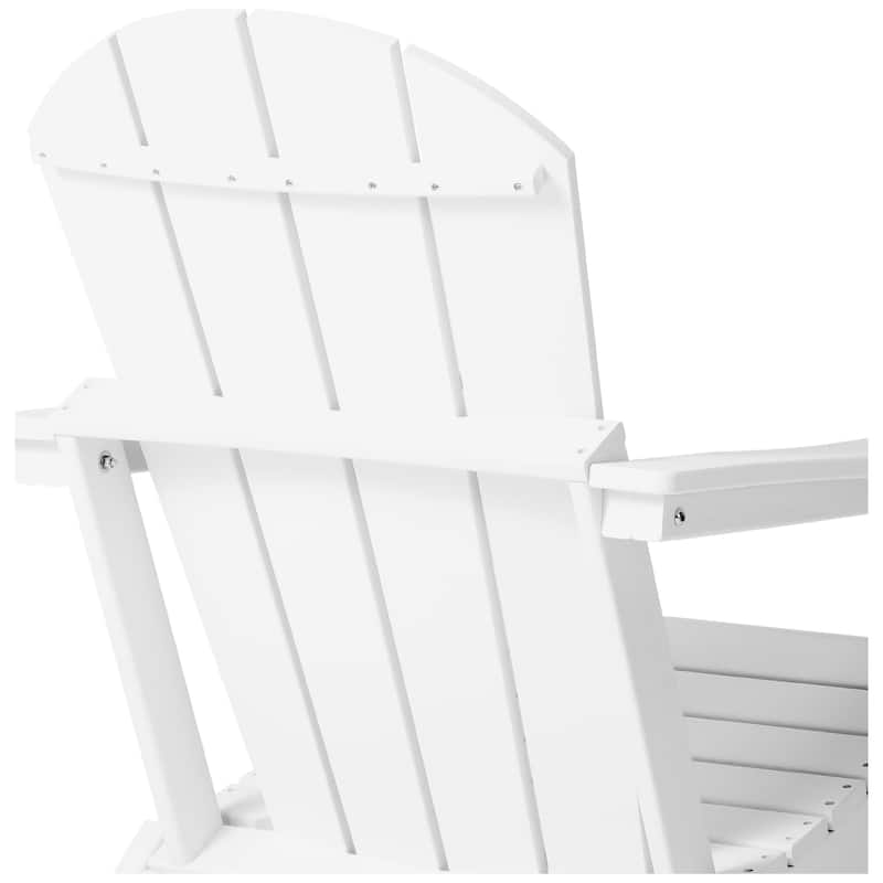 Polytrends Alvaro Outdoor Adirondack Chair with Cup Holder