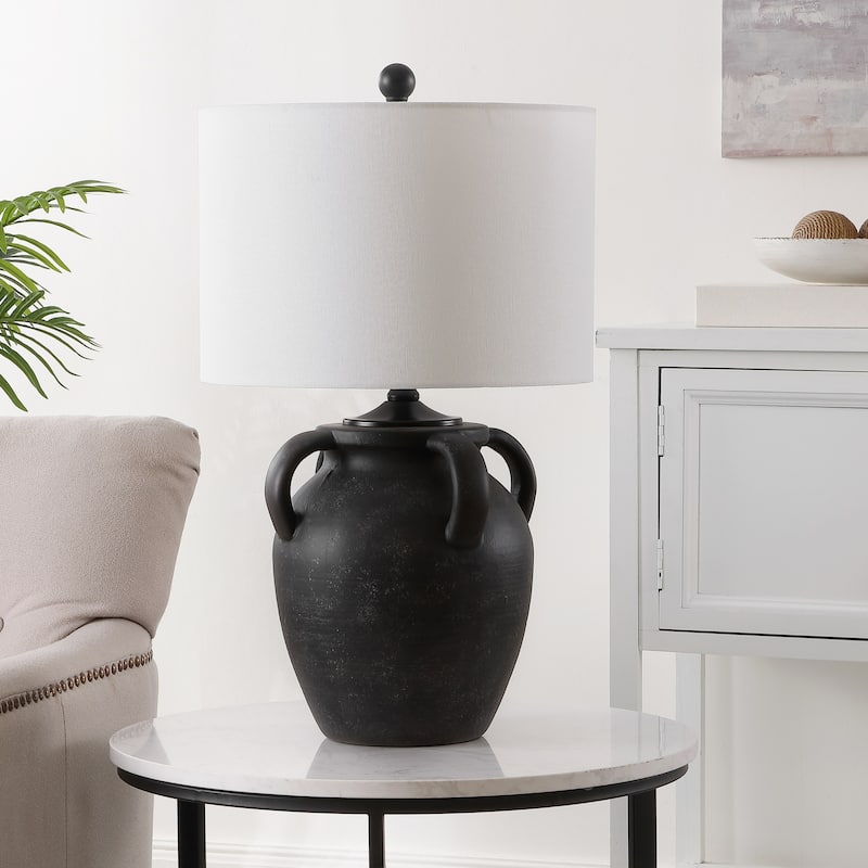 SAFAVIEH Lighting Rhynne Modern 23-inch Table Lamp - 13 in. W x 13 in. D x 23 in. H